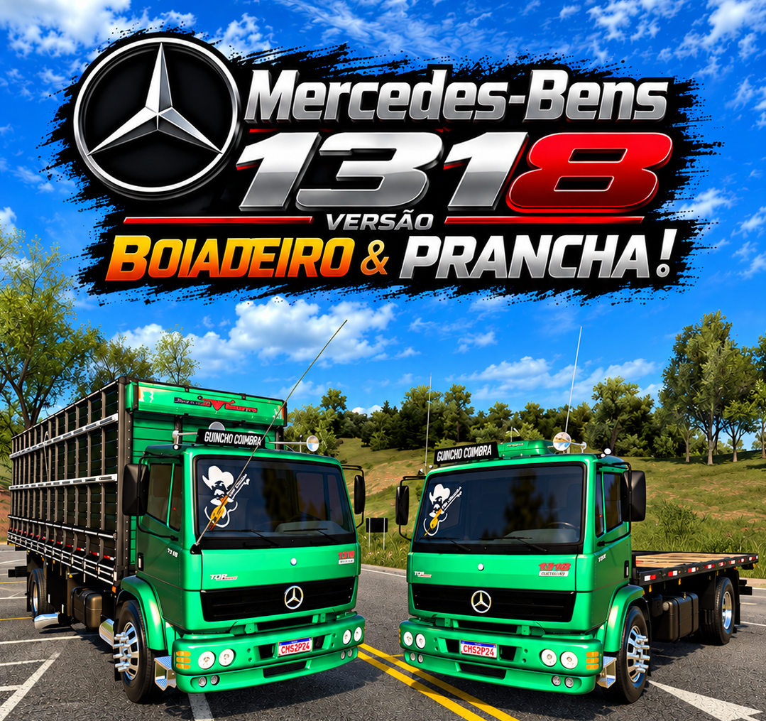 MB 1318 ELETRÔNICO VERSÃO BOIADEIRO E PRANCHA