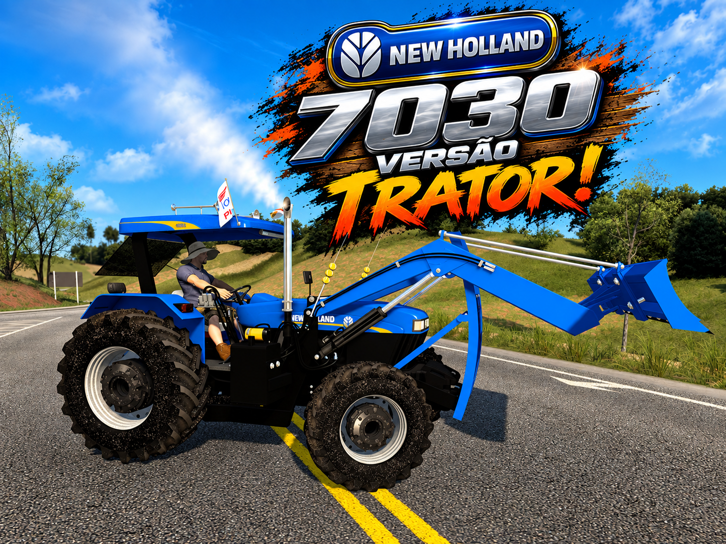 NEW HOLLAND 7030 (TRATOR)
